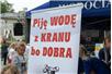 Podczas całej imprezy wodociągi rozdawały do picia kielecką wodę