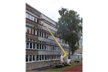 Usuwanie płyt azbestowych z budynku Zespołu Szkół Budowlanych