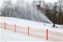Naśnieżanie w Parku Kościuszki 