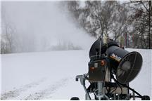 Naśnieżanie w Parku Kościuszki 