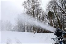 Naśnieżanie w Parku Kościuszki 