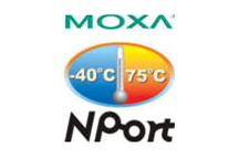 Pełna linia serwerów portów szeregowych Moxa w temp. pracy -40 do 75°C