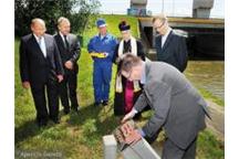 Kamień węgielny elektrowni wodnej na Wisłoku Kamień węgielny elektrowni wodnej na Wisłoku