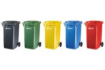 Pojemniki na odpady bytowe, do segregacji MGB 240L ( różne kolory )